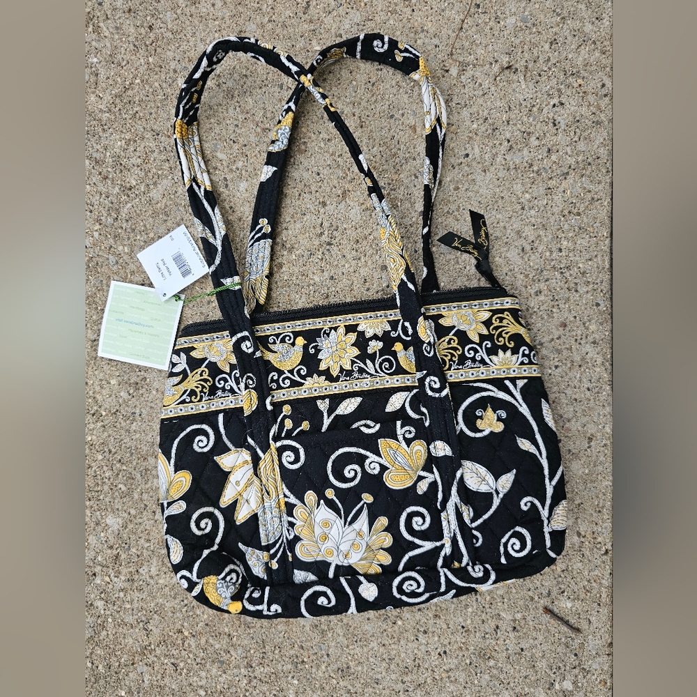 Vera Bradley Little Betsy Yellow BirdBag